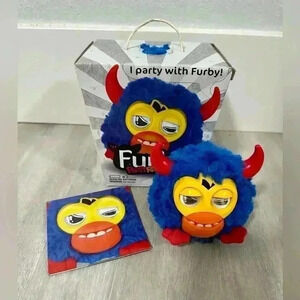 FURBY PARTY ROCKERS LIGHT BLUE IN ORIGINAL BOX